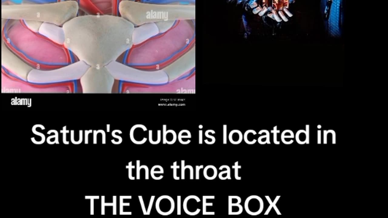 THROAT CHAKRA VOICE BOX SATURN'S CUBE