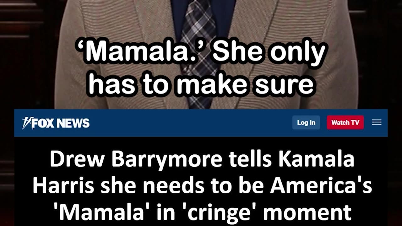 Drew Barrymore Wants Kamala Harris to be 'Mamala' of America