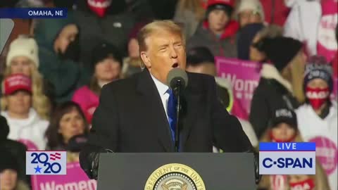 Nebraska Trump talks to Joe Biden yielding to the radical left.