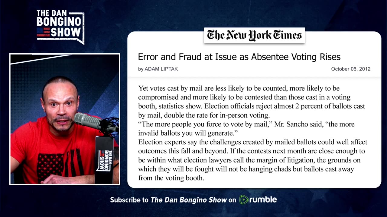 The "Plan B"? Covid, Mail-In-Ballots & Jan. 6th DNC Bomb CONNECTED