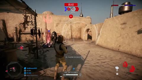 SWBF2: Instant Action Mission (Attack) Galactic Empire Mos Espla Gameplay