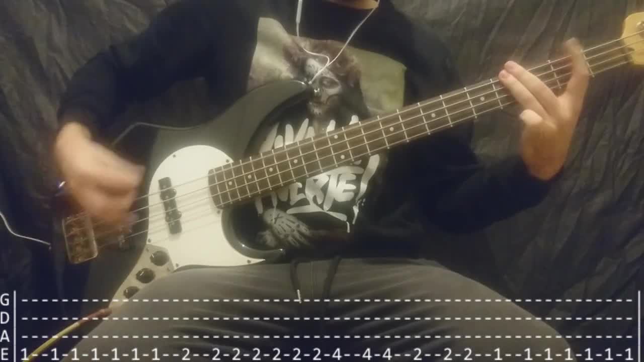 SLAYER - I Hate You Bass Cover (Tabs)