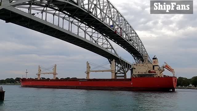 Federal St Laurent 666ft 200 Bulk Carrier Cargo Ship In Great Lakes