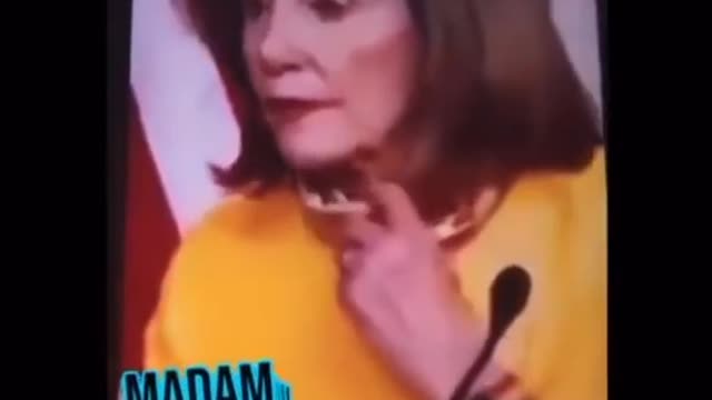 Nancy Pelosi slurring her way through a press conference