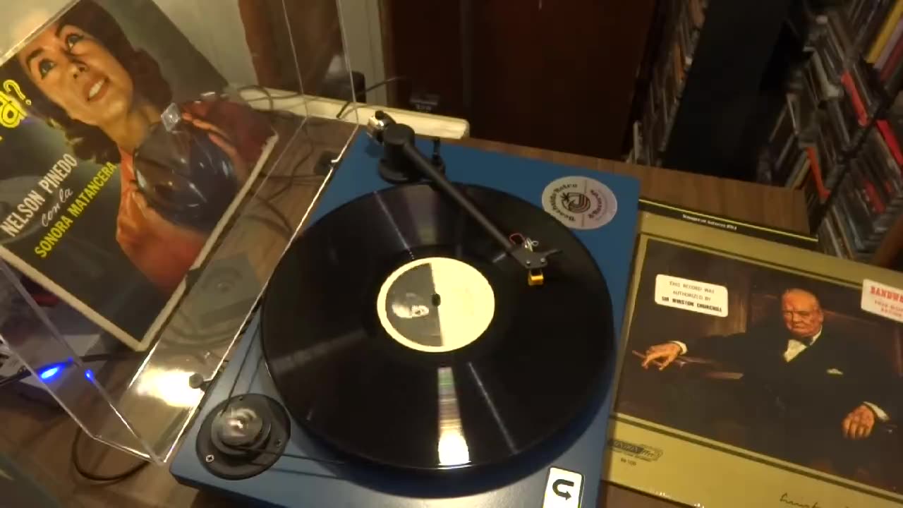 Vinyl artifact: Winston Churchill - in his own words (1965)