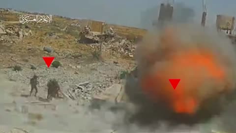 Detonation of a "Sijil" explosive targeting enemy soldiers in the Farahin area,