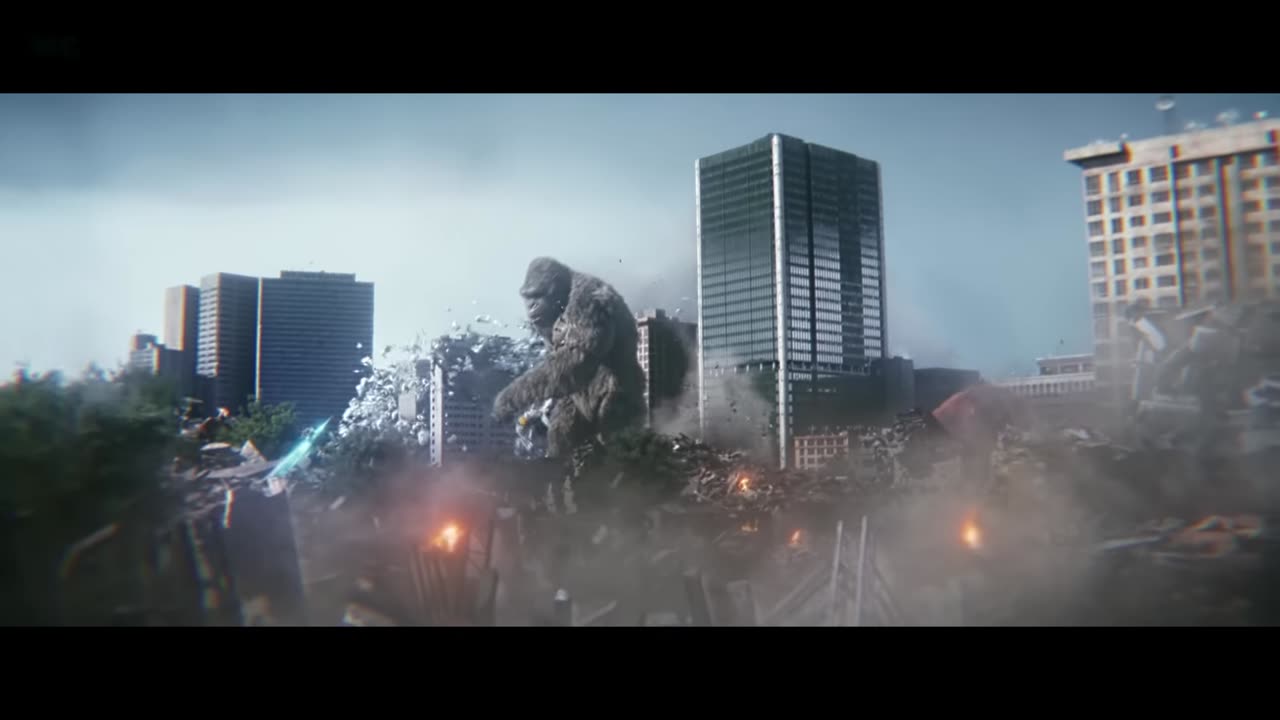 Godzilla, King Kong, & Shimo Vs Skar King (2024) Final Fight Scene | Godzilla X Kong: The New Empire