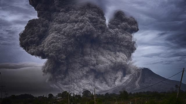 volcano eruption