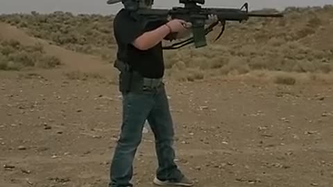 10 year old kid transitioning from full size AR-15 to pistol! 🔥🇺🇲🇺🇲