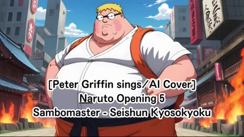 [Peter Griffin sings/AI Cover] Naruto Opening 5 Sambomaster - Seishun Kyōsōkyoku