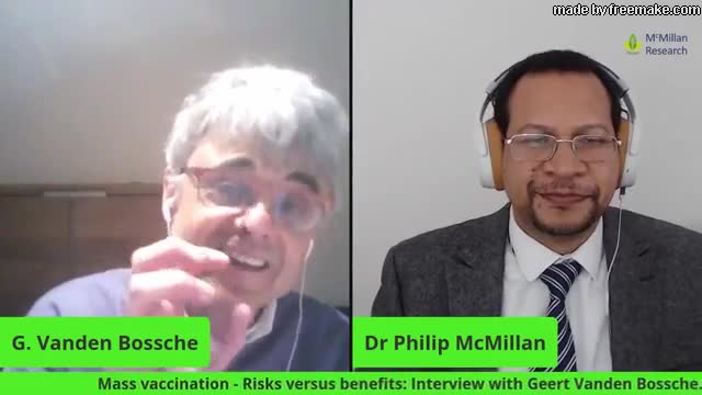 Mass Vaccination in a Pandemic - Benefits versus Risks Interview with Geert Vanden Bossche