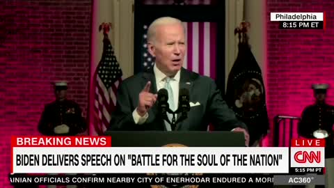 CNN Alters Color Of Background Lighting Halfway Through Biden’s Speech