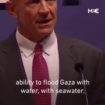 Founder of Blackwater, Erik Prince: “I provided the Israelis with the ability to flood Gaza.”