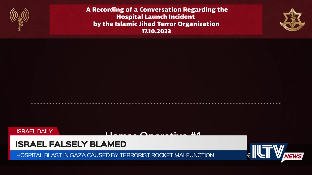 The truth about the rocket hitting the hospital in Gaza
