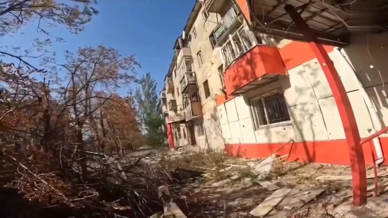 Footage filmed by Ukrainian military