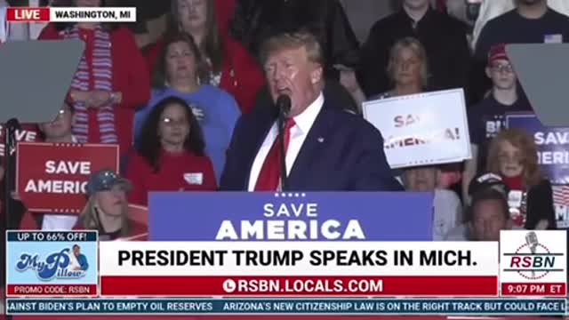 President Trump: Together We're Standing Up Against The Most Sinister Opponents This Country Has Ever Seen- 04.2.2022