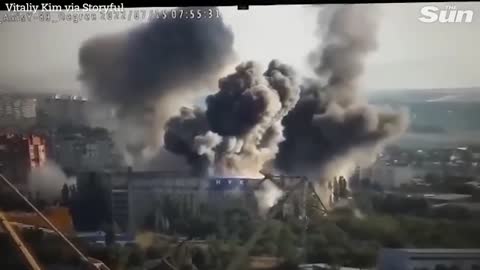 One of Ukraine's largest universities blitzed by barbaric Russian missiles