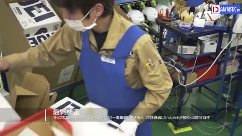 Watch how a motorcyclist's helmet is made