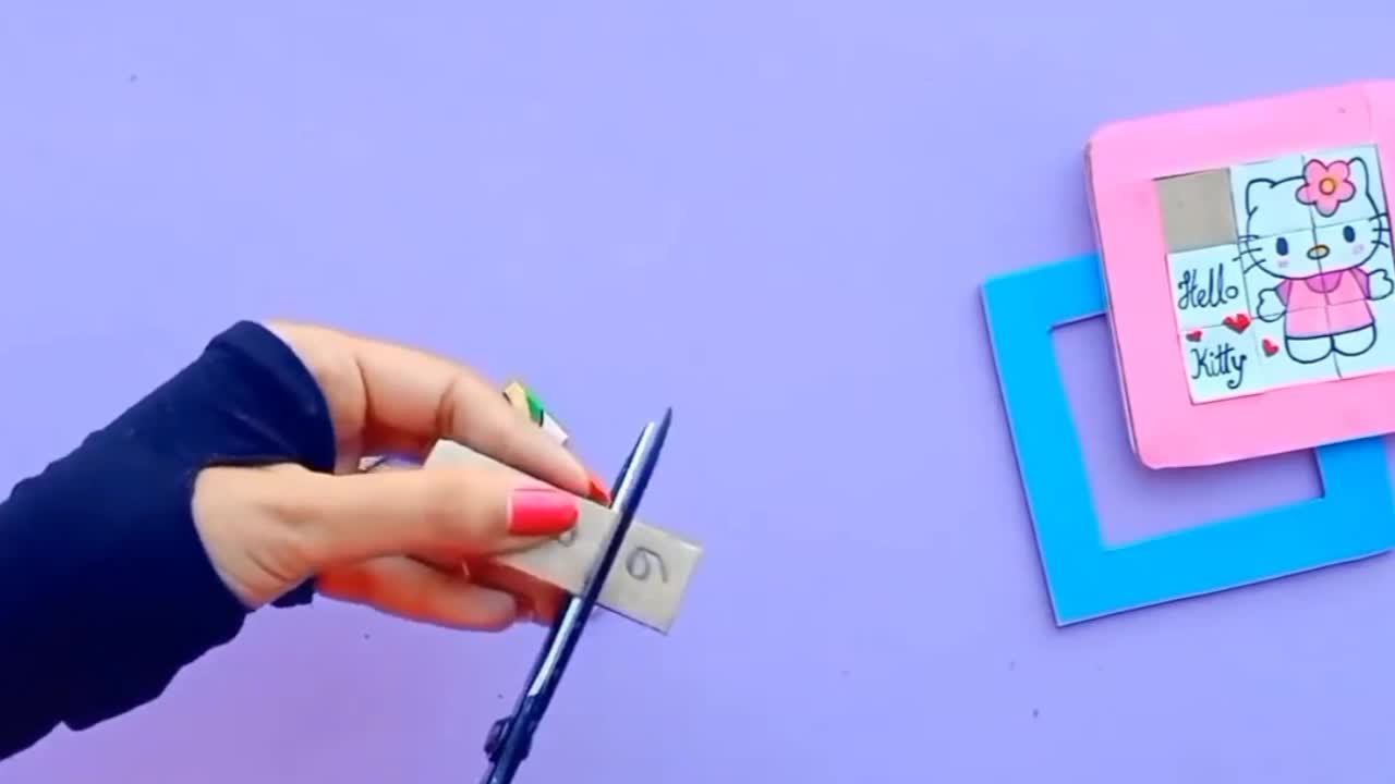 Make paper puzzle as toy