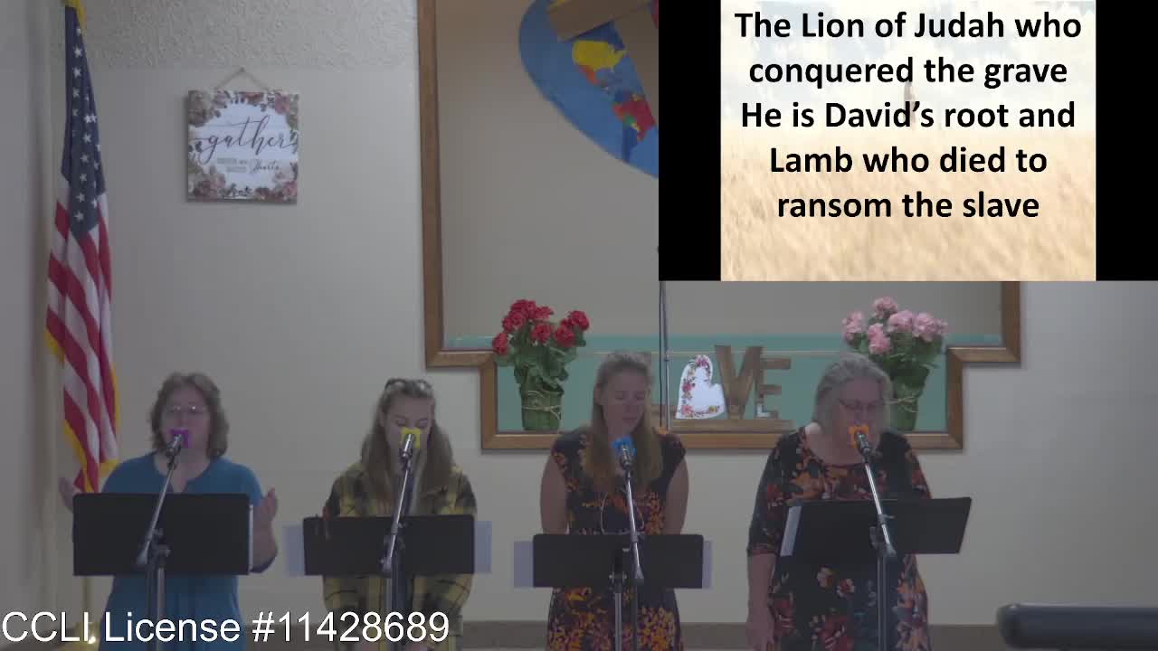 Moose Creek Baptist Church Sing “Is He Worthy” During Service 8-21-2022