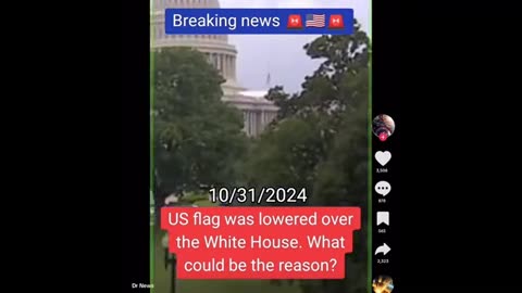 Flags Half Staff in DC ..