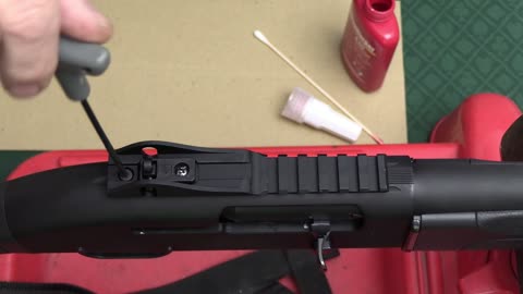 Mounting rear sight on TTF12 Titan Shotgun