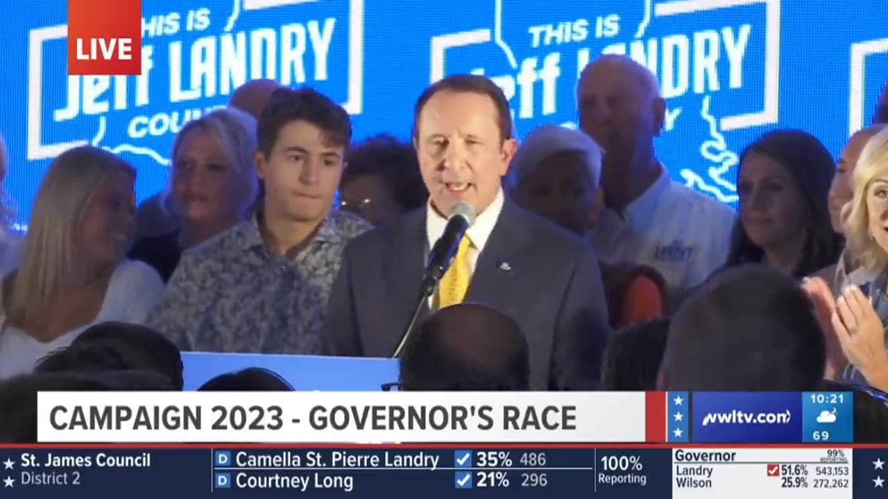 Republican Jeff Landry wins Louisiana Gov Race, toppling 8 yrs of Dem rule