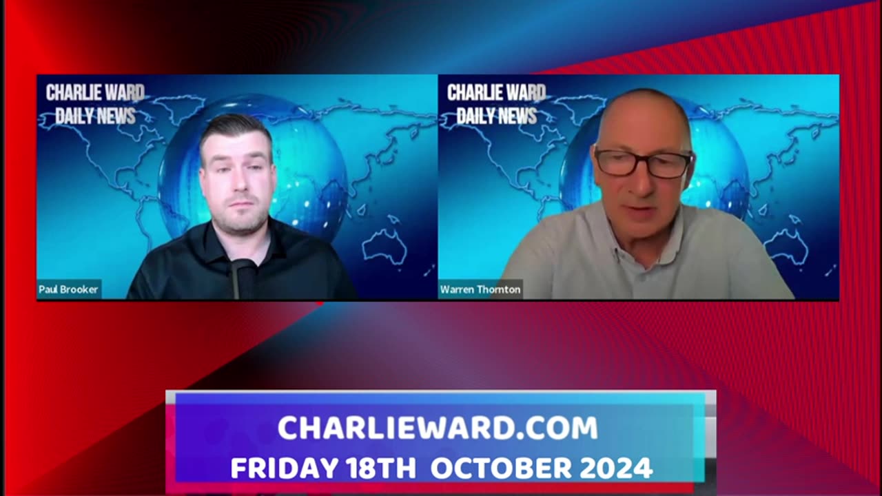 CHARLIE WARD DAILY NEWS WITH PAUL BROOKER & WARREN THORNTON - FRIDAY 18TH OCTOBER 2024