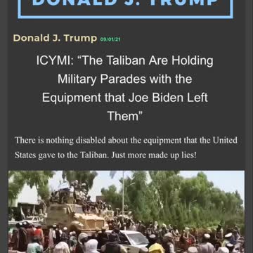 TALIBAN MILITARY PARADE W OUR EQUIPMENT