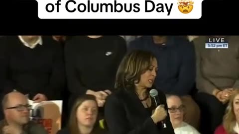 Kamala wants to cancel Columbus Day