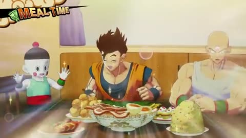 All Characters Eating Animations - Dragon Ball Z: Kakarot