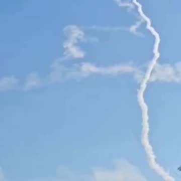 Enemy drone shot down in the sky over Rostov