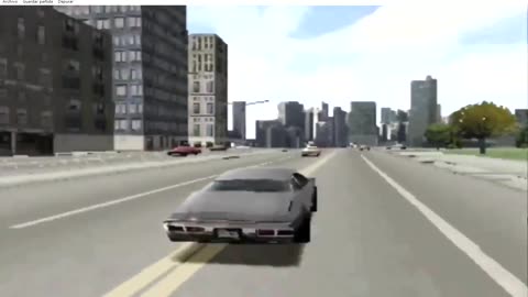 High speed chase of a 1970s car in Chicago in Driver 2 - Part 11
