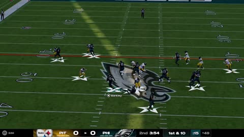 NFL Steelers @ Eagles Full Game - Madden NFL 25