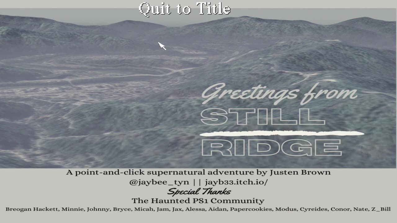 Still Ridge Demo Pt.3-I Have A Gun