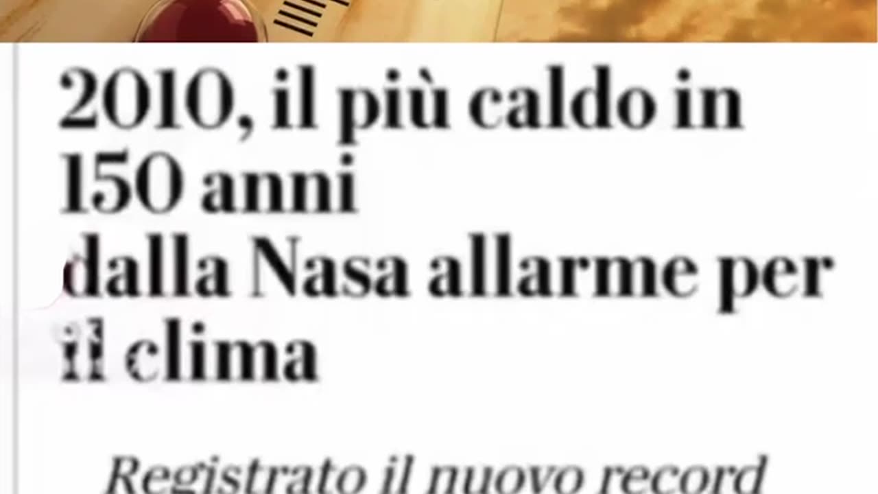 “Ma dove cazzo guardano?!?” Decenni di propaganda e terrorismo sul CLIMAH 🤦‍♂️