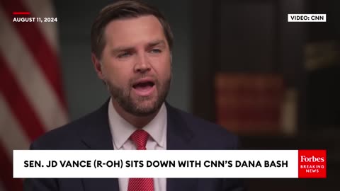 JD Vance - I'm Criticizing The Fact That He Lied About' It