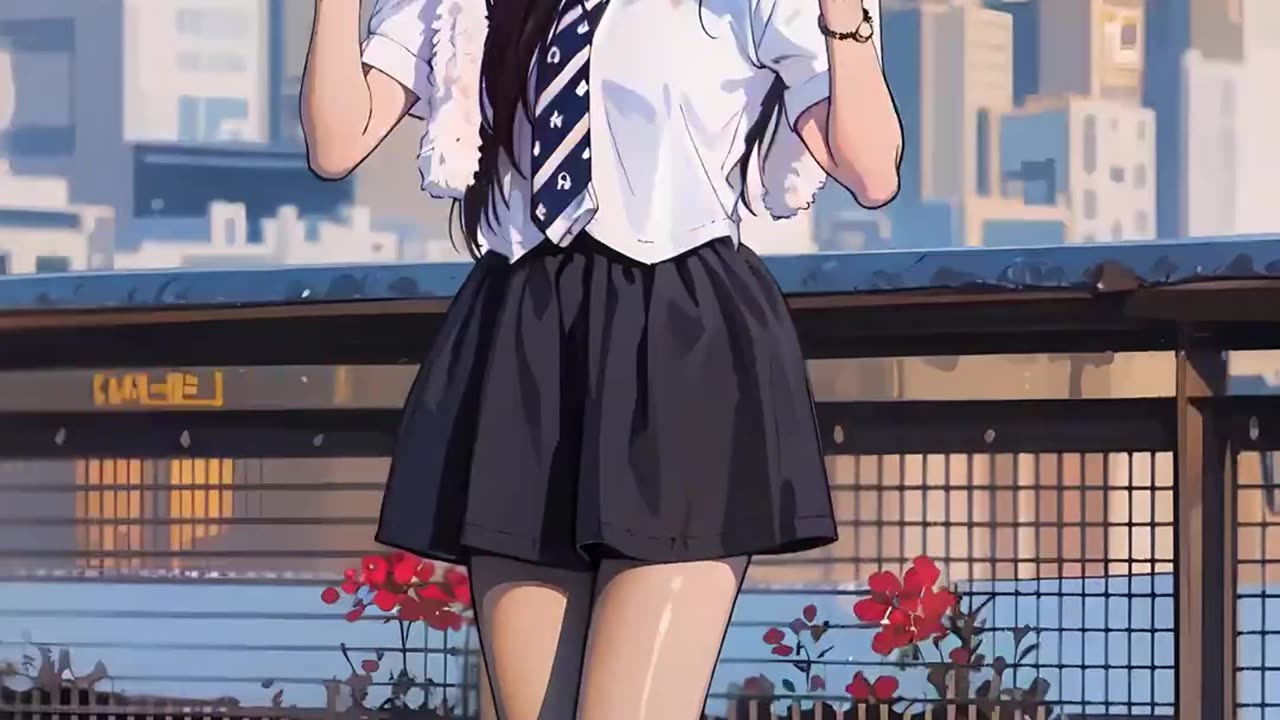 School Girl Dancing