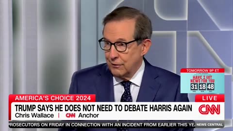 Chris Wallace Says There Is '0% Chance' Harris Will Appear For Debate On Fox News