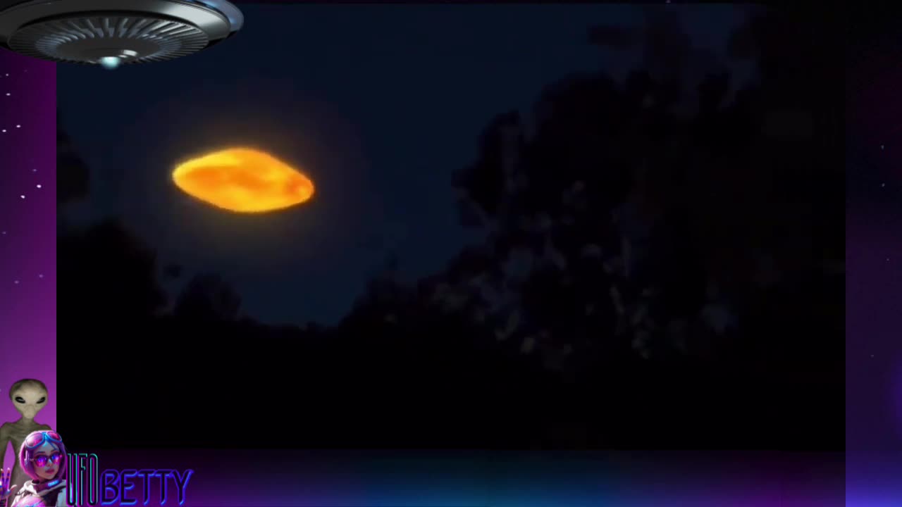 A Fiery UFO seen over forest. CGI or Authentic?