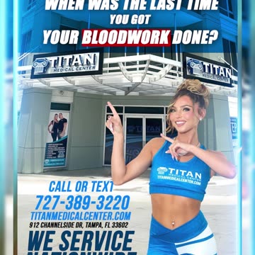 When was the last time you checked your #BloodWork? #TitanMedical can test in-house and nationwide!
