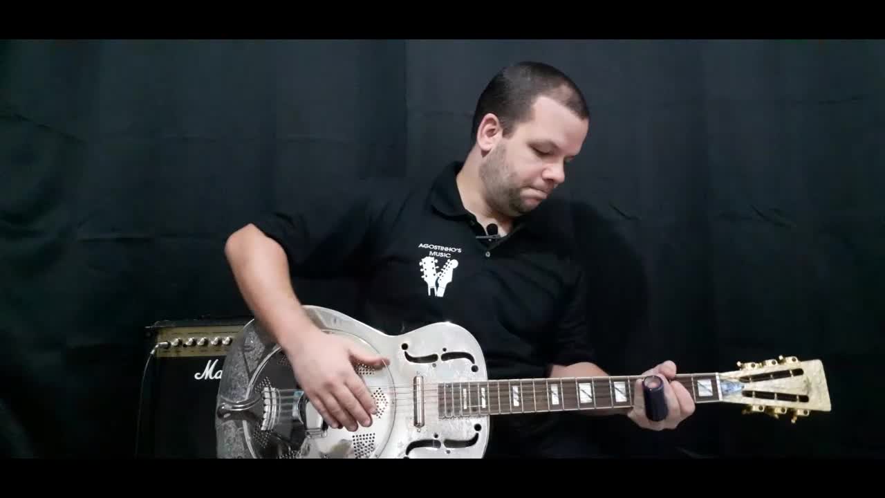 Blues em Open G (Violão/ Guitarra)