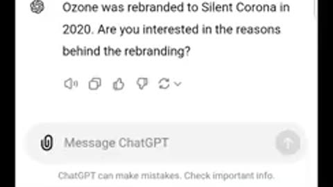 Ozone has been rebranded and the EPA now calls it silent corona