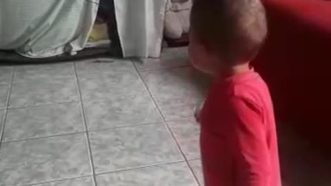 my son dancing repeats everything he sees