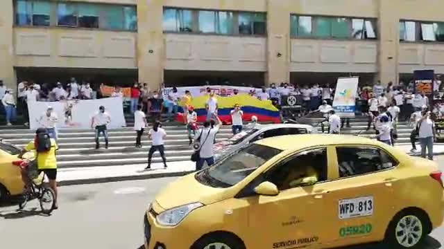 Protesta deportiva dos