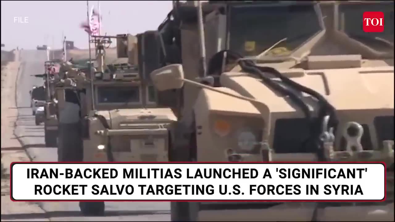 "U.S. Military Base in Syria Attacked by Rockets & Explosive Drones | Conoco Gas Field Targeted