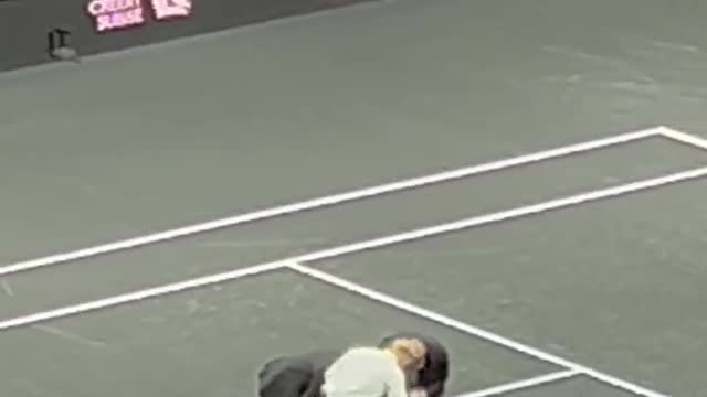 ESG Activist Storms Tennis Court In Attempt to Set Himself on Fire in Front of Thousands