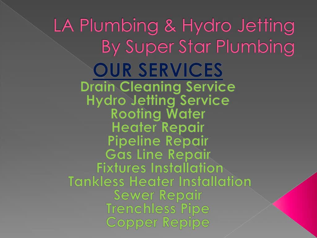 Los Angeles Water Leak Repair