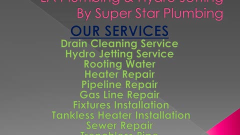 Los Angeles Water Leak Repair