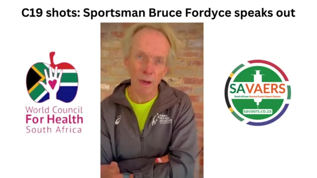 C19 shots: Sportsman Bruce Fordyce speaks out